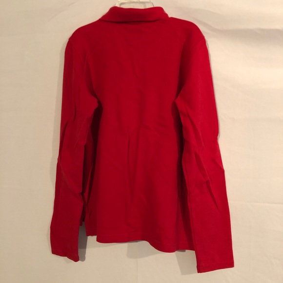 Long sleeved red polo - Picture 4 of 4